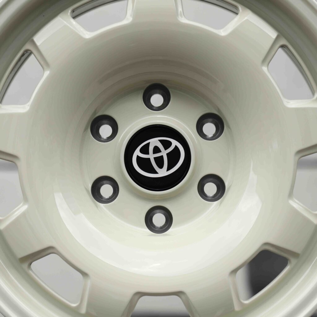 Gloss White Semi-Full-Face 6-Lug Off-Road Forged Wheels - Ford F-150 / Chevrolet Silverado Fitment (6-Lug) view 4