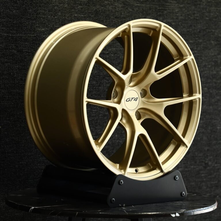 Audi A6 wheels – Gold 5 Y-Spoke Concave, front view
