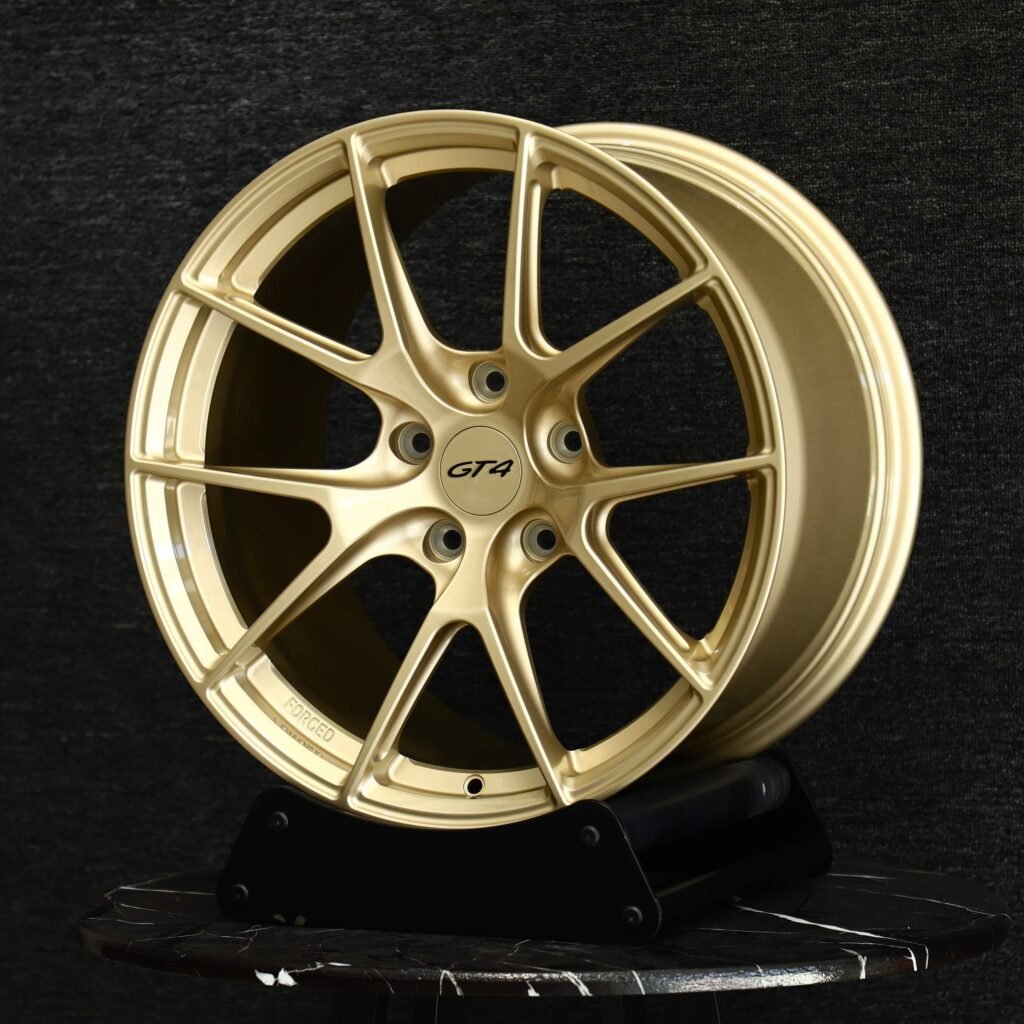 BMW 5 Series wheels – Gold 5 Y-Spoke Concave, angled view