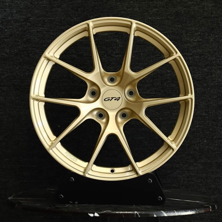 Toyota GR86 wheels – Gold Custom, front view
