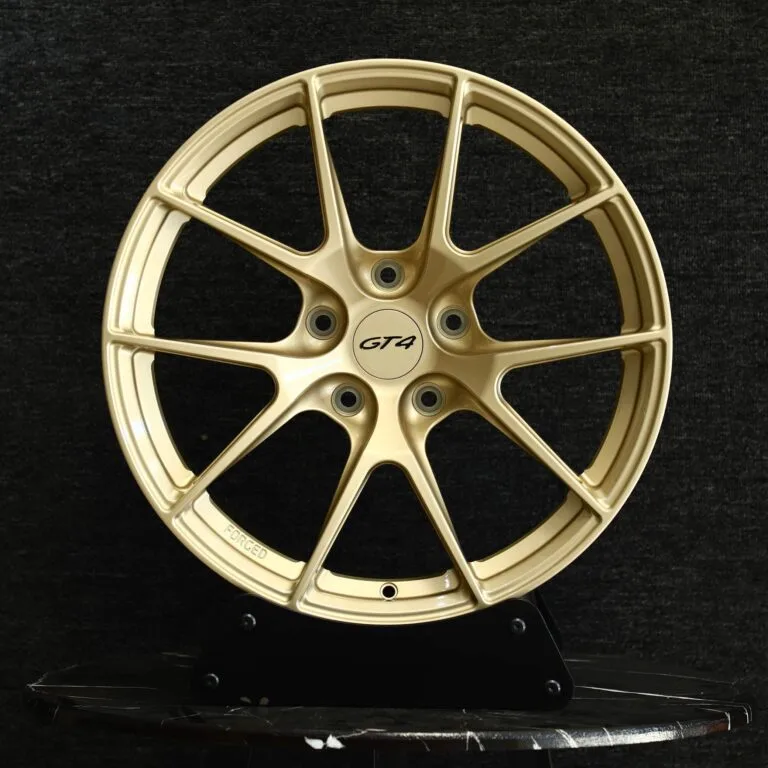 Toyota GR86 wheels – Gold Custom, front view