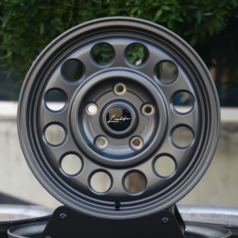 Audi A6 wheels – Gray Custom, front view