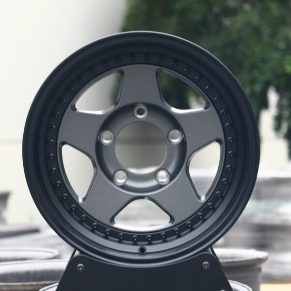Audi A6 wheels – Gunmetal, front view