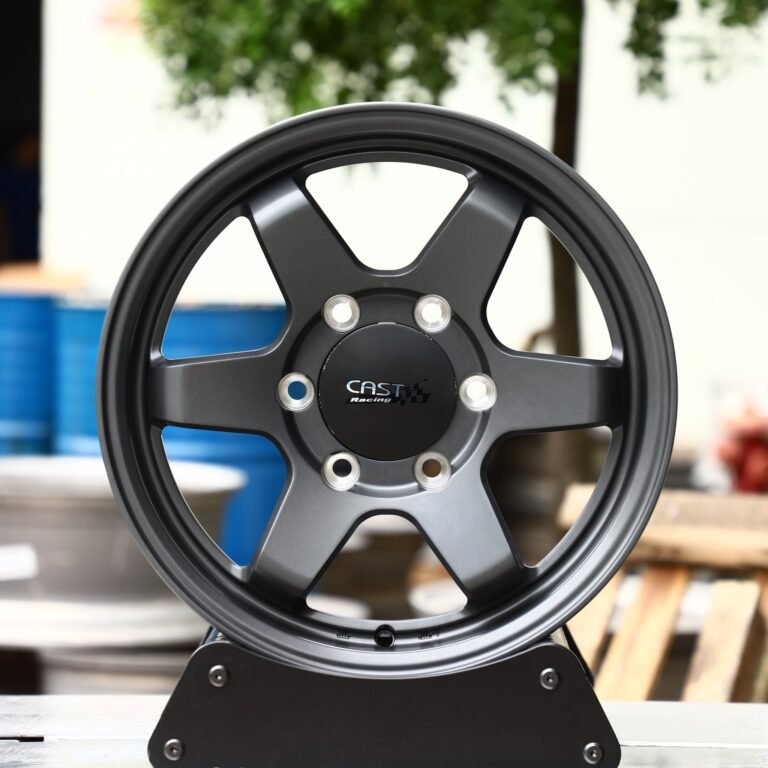 Toyota 4Runner wheels – Gray / Gloss Black / Gunmetal Custom, front view