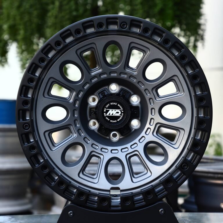 Toyota 4Runner wheels – Gray, front view