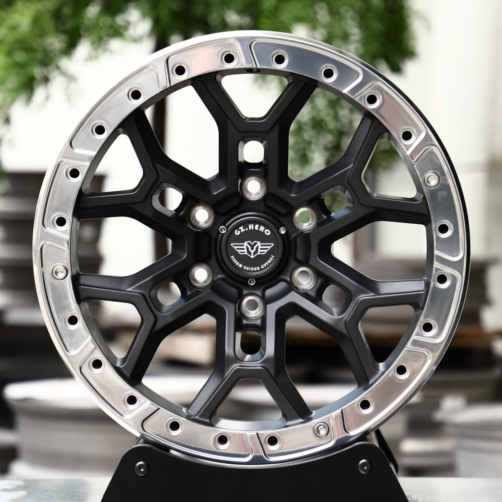 Toyota 4Runner wheels – Gray, front view