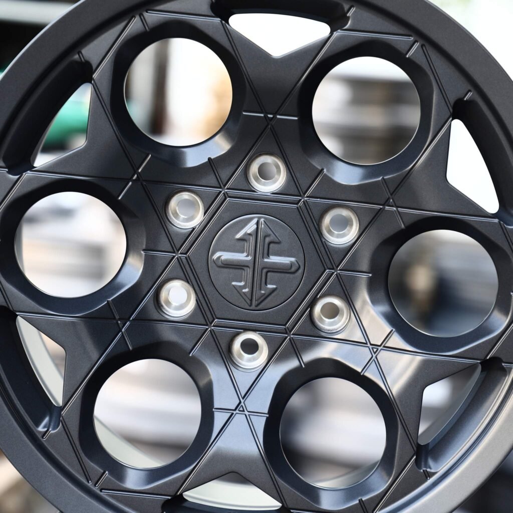 6x139.7 wheels – Gray Petal, side view