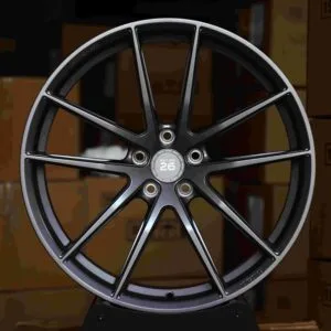 Porsche 911 / BMW M3 Forged Wheels – Gunmetal 5 V-Spoke