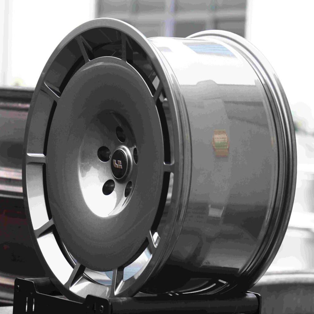 5x120 wheels – Gunmetal, side view