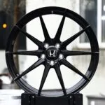 Honda OEM-Style Gloss Black 10-Spoke Forged Wheels – Honda Civic / Accord Fitment (5-Lug)