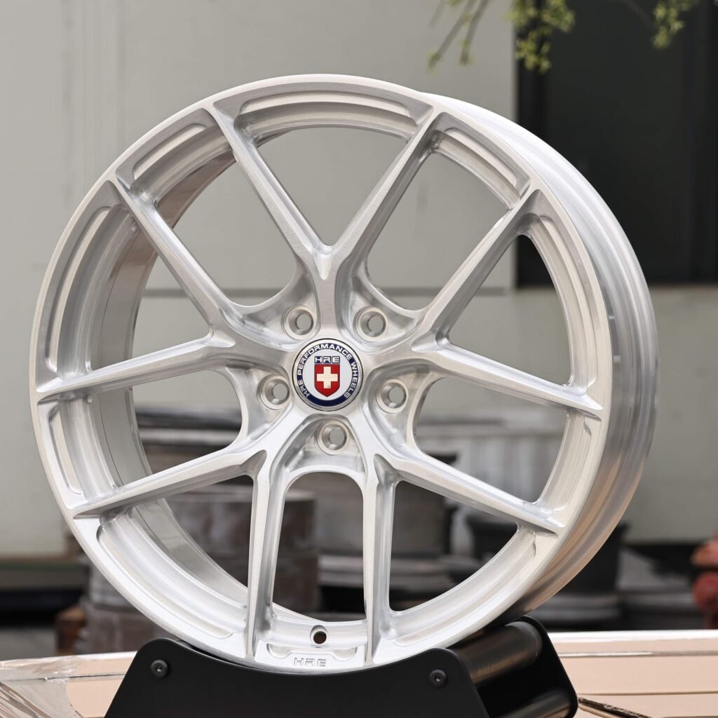 HRE Brushed Silver 5 Y-Spoke Forged Wheels - Porsche 911 / BMW M3 Fitment (5-Lug) view 2