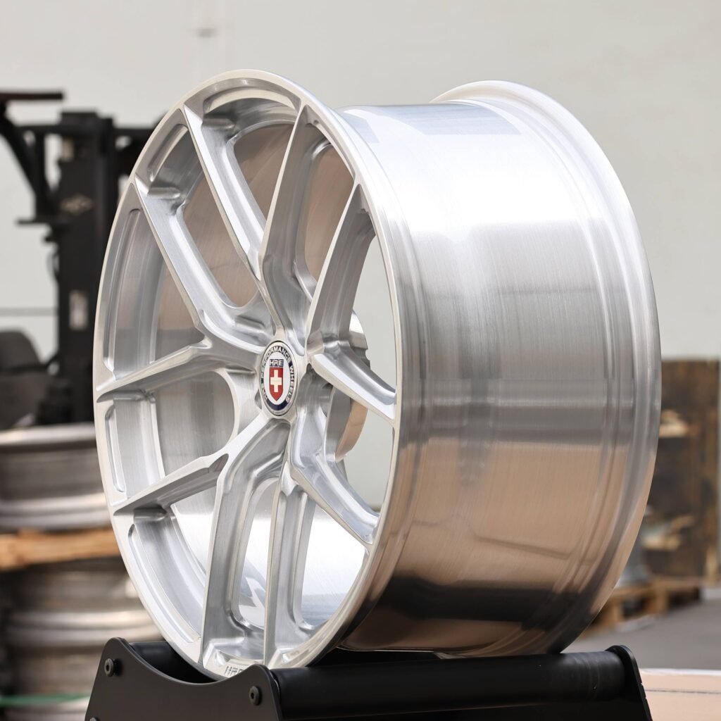 HRE Brushed Silver 5 Y-Spoke Forged Wheels - Porsche 911 / BMW M3 Fitment (5-Lug) view 4