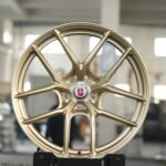 HRE P101-Style Gold 5 Y-Spoke Forged Wheels – Porsche 911 / Lamborghini Aventador Fitment (5-Lug)
