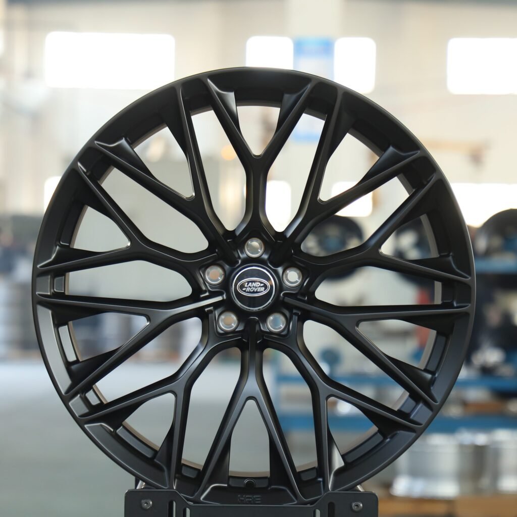 HRE Matte Black 5-Spoke Forged Wheels - Land Rover Range Rover / Land Rover Defender Fitment (5-Lug) Monoblock forged wheel