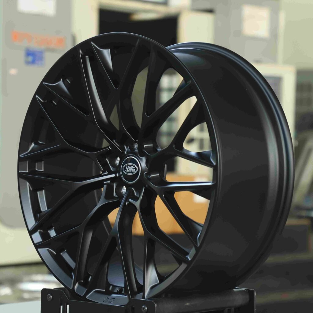 HRE Matte Black 5-Spoke Forged Wheels - Land Rover Range Rover / Land Rover Defender Fitment (5-Lug) view 3