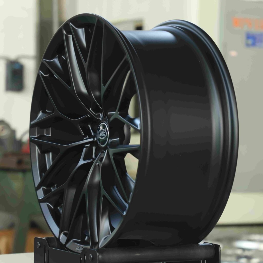 HRE Matte Black 5-Spoke Forged Wheels - Land Rover Range Rover / Land Rover Defender Fitment (5-Lug) view 4