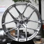 HRE-Style Chrome 5 Split-Spoke Forged Wheels – Porsche 911 / Lamborghini Aventador Fitment (5-Lug)