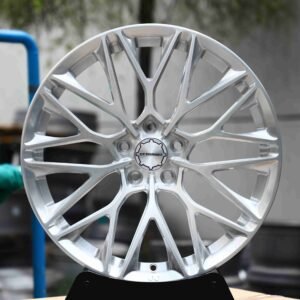 HRE P200-Style P200 Brushed Silver Forged Wheels – Ferrari 488 / Audi R8 Fitment (5-Lug)