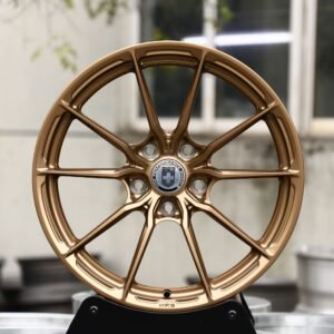 HRE Performance P101-Style Bronze 10-Spoke Forged Wheels - Porsche 911 / Lamborghini Aventador Fitment (5-Lug)