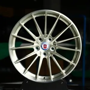 HRE Performance Brushed Silver 15-Spoke Forged Wheels - Porsche 911 / BMW M3 G80 Fitment (5-Lug)