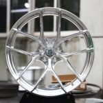 HRE Performance P101-Style 5 Y-Spoke Mirror Polished Forged Wheels – Porsche 911 / Lamborghini Aventador Fitment (5-Lug) – Design 2