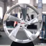 Audi OEM-Style Matte Silver Directional Milled Forged Wheels – Audi A4 B9 / A6 C8 Fitment (5-Lug)