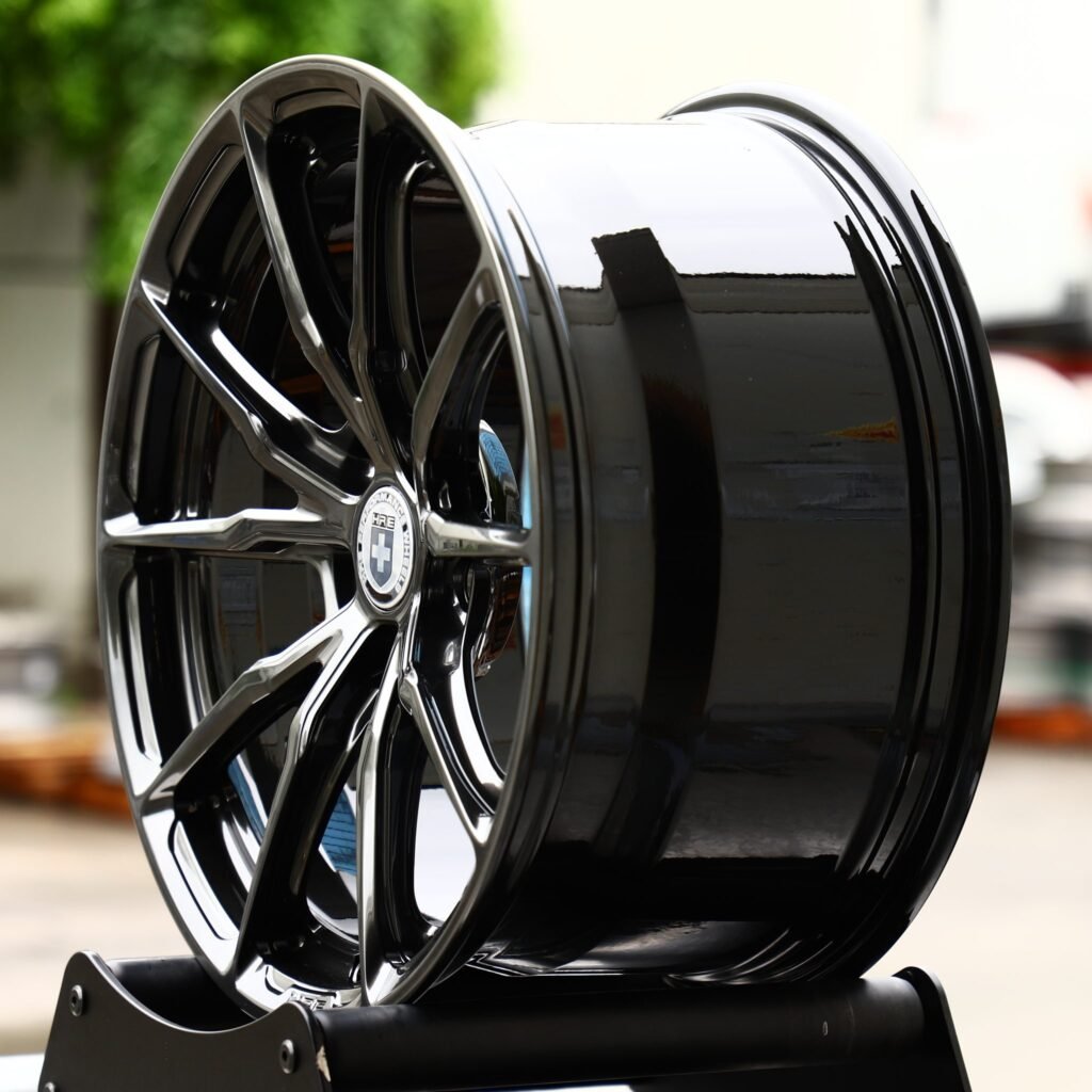 5x130 wheels – HRE Performance Metallic Gray 10-Spoke, side view