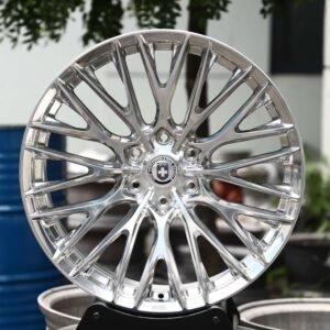 HRE P200-Style Silver 12 Y-Spoke Forged Wheels – Ferrari 488 / Audi R8 Fitment (5-Lug)