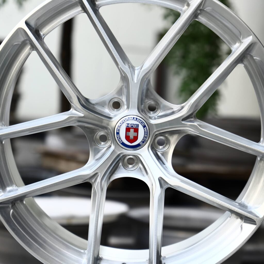 5x130 wheels – Silver 5 Y-Spoke (HRE P101-Style), side view