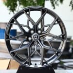 HRE-Style Black / Machined Web-Mesh Forged Wheels – Ferrari 488 / Audi R8 Fitment (5-Lug)