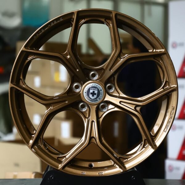 Porsche 911 wheels – Bronze 5 Y-Spoke (HRE-Style), front view