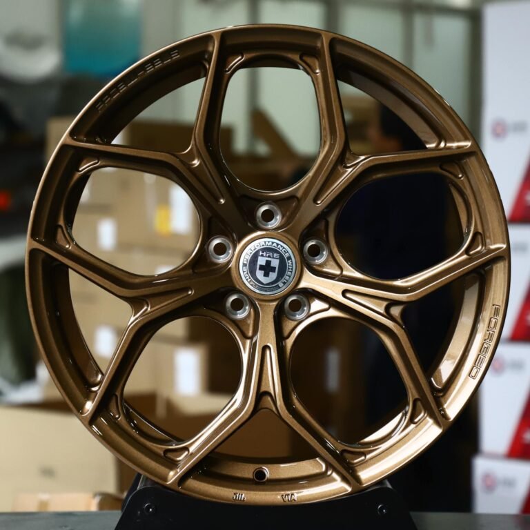 Porsche 911 wheels – Bronze 5 Y-Spoke (HRE-Style), front view