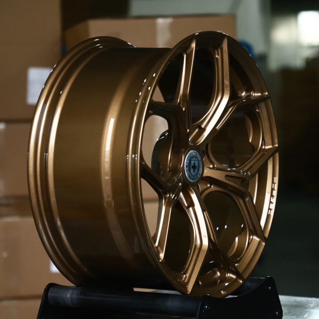 5x130 wheels – Bronze 5 Y-Spoke (HRE-Style), side view