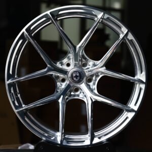 HRE-Style Chrome 5 Y-Spoke Forged Wheels – Porsche 911 / M3 Fitment (5-Lug)