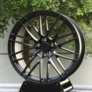 IM L7 / LS7 Forged Wheels – Black / Machined Directional Multi-Spoke (5-Lug)
