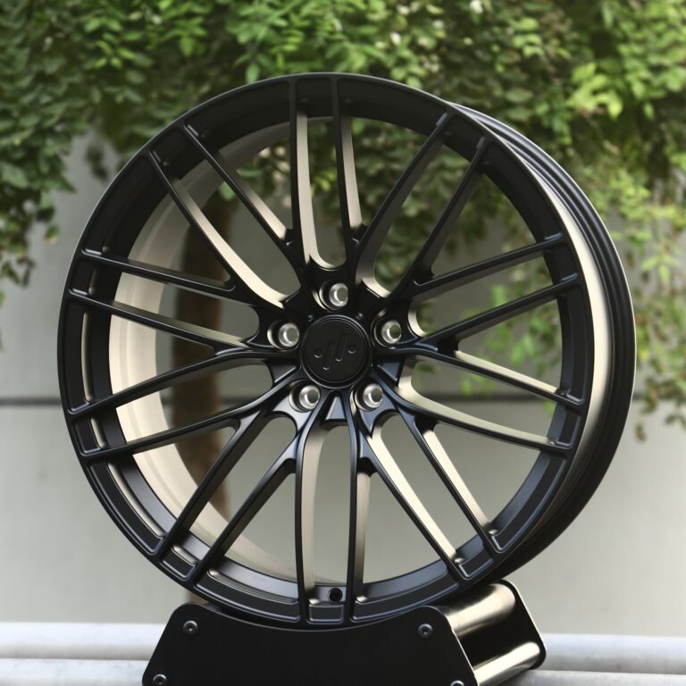IM L7 wheels – Gloss Black 10 Y-Spoke, front view