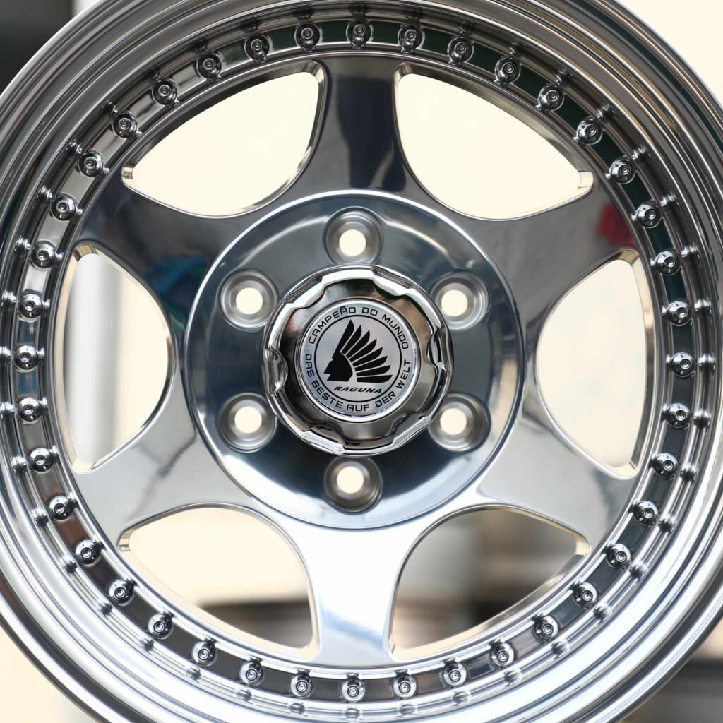 Indian Bright Silver 2-Piece Deep Lip Forged Wheels - Porsche 911 / BMW M3 Fitment (5-Lug) view 3