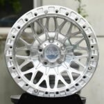 Jeep OEM-Style Brushed Silver Mesh Beadlock Off-Road Forged Wheels – Jeep Wrangler / Grand Cherokee Fitment (5-Lug)