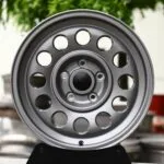 Jeep OEM-Style Matte Gunmetal Steelie Dish Forged Wheels – Jeep Wrangler / Grand Cherokee Fitment (5-Lug)