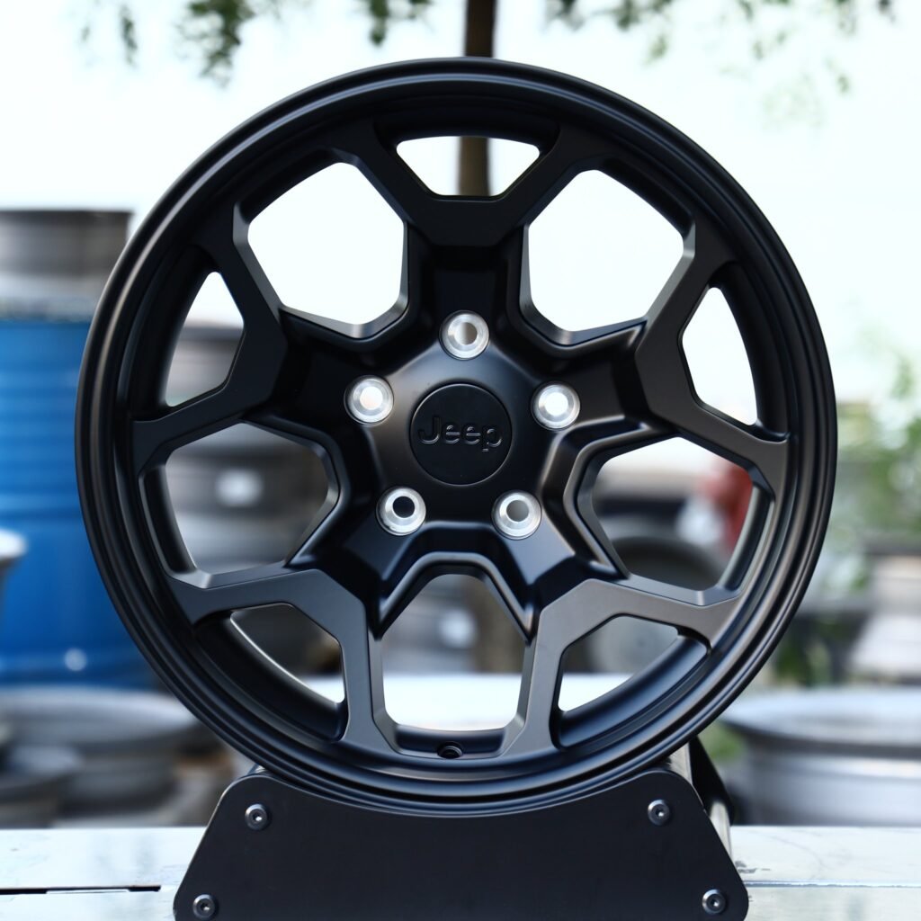 Jeep Style Gloss Black 5 Y-Spoke Deep Lip Off-Road Forged Wheels - Jeep Grand Cherokee / Land Rover Discovery Fitment (5-Lug) Deep Dish forged wheel