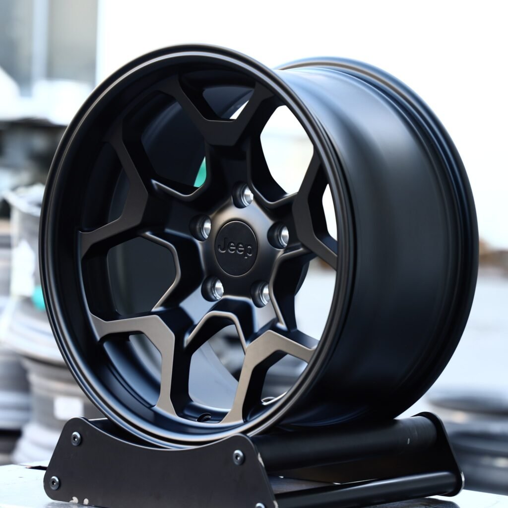 Jeep Style Gloss Black 5 Y-Spoke Deep Lip Off-Road Forged Wheels - Jeep Grand Cherokee / Land Rover Discovery Fitment (5-Lug) view 2