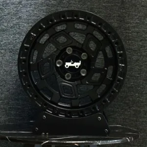 Jeep Grand Cherokee Off-Road Beadlock 5-Lug Forged Wheels – Gloss Black Double Ring Lip