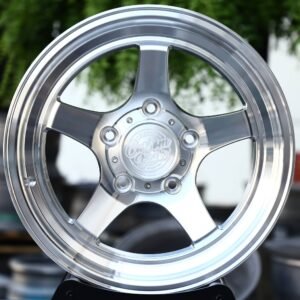 Jeep Wrangler / Defender Off-Road Forged Wheels – Mirror Polished 5-Spoke Deep Lip (5-Lug)
