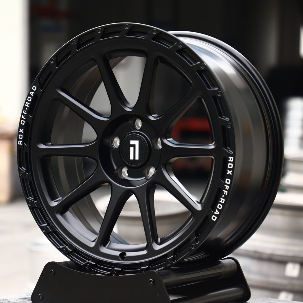 Jeep Grand Cherokee wheels – Matte Black 10-Spoke, angled view