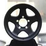 Jeep Wrangler / Grand Cherokee Off-Road Forged Wheels – Matte Black 5-Spoke Deep Lip (5-Lug)
