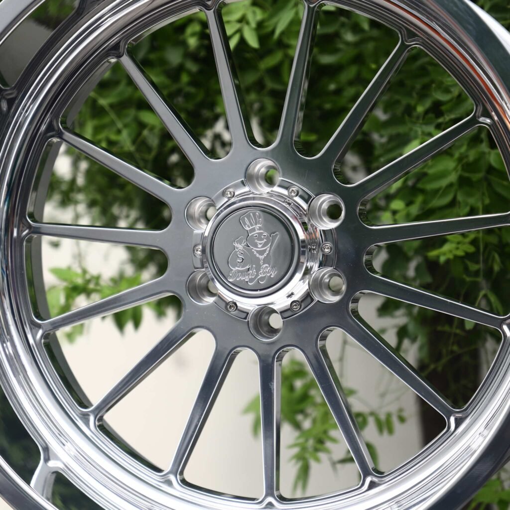 6x135 wheels – Mirror Polished Multi-Spoke Deep Lip (JTX Forged-Style), side view