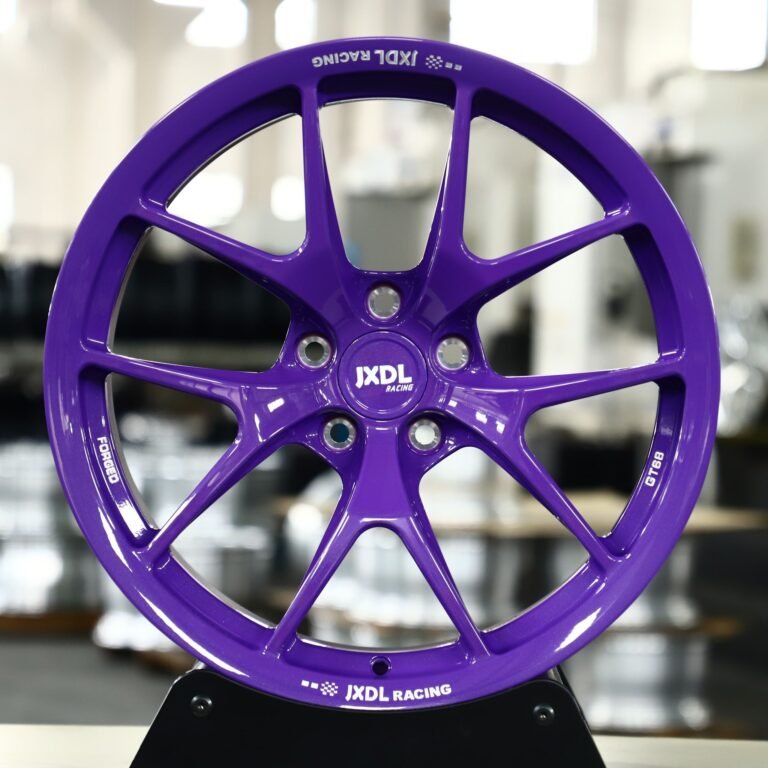 Porsche 911 wheels – JXDL Purple 5 Y-Spoke, front view