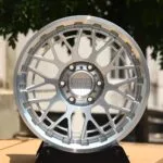 KMC Brushed Silver Mesh Deep Lip Off-Road Forged Wheels – Toyota 4Runner / Toyota Tacoma Fitment (6-Lug)