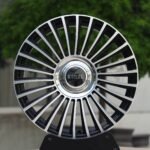 Land Rover OEM-Style Black / Machined Multi-Spoke Turbine Forged Wheels – Land Rover Range Rover / Discovery Fitment (5-Lug)