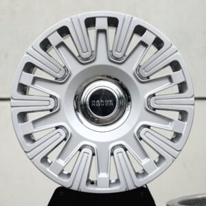 Land Rover OEM-Style Bright Silver Multi-Spoke Forged Wheels – Land Rover Range Rover / Defender Fitment (5-Lug)